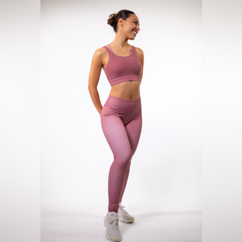 Polkadot SET: Leggings + Sports Bra Bundle